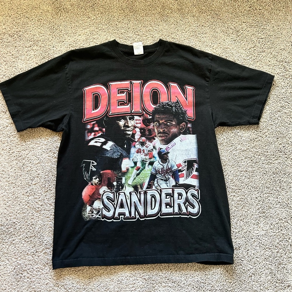 Jc On Deion Sanders Vintage Style TShirt American Football T Shirt
